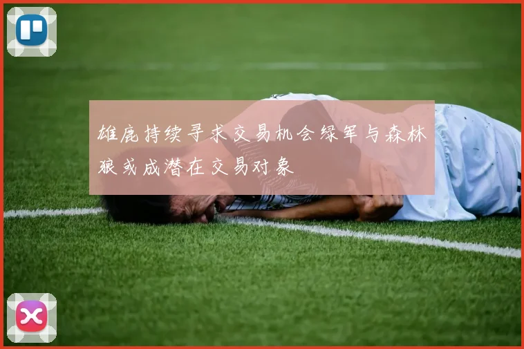 雄鹿持续寻求交易机会绿军与森林狼或成潜在交易对象